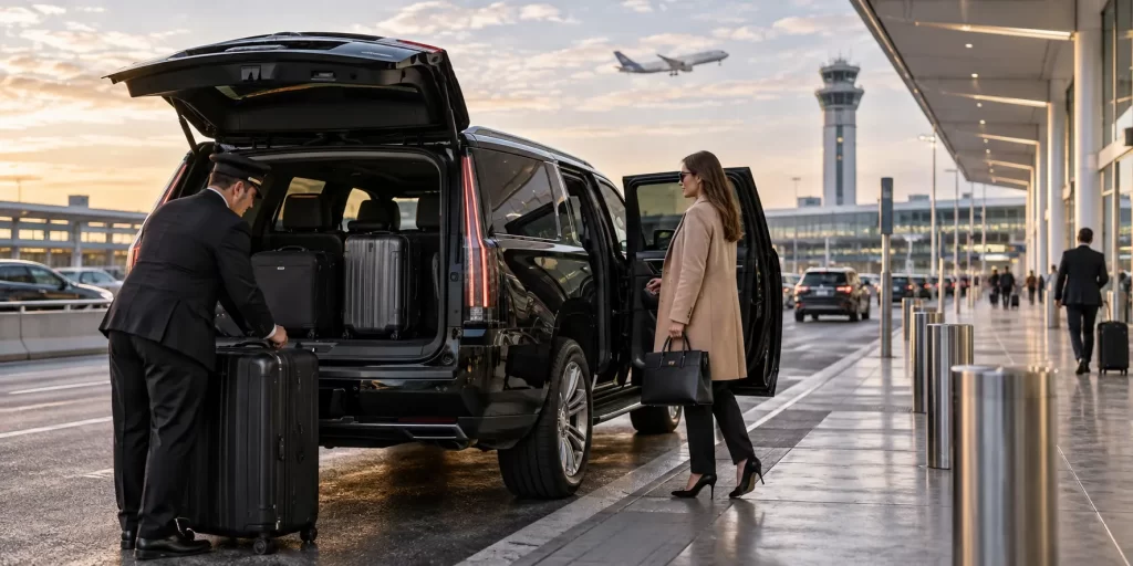 Airport limo transportation Bedford to JFK LGA EWR and HPN